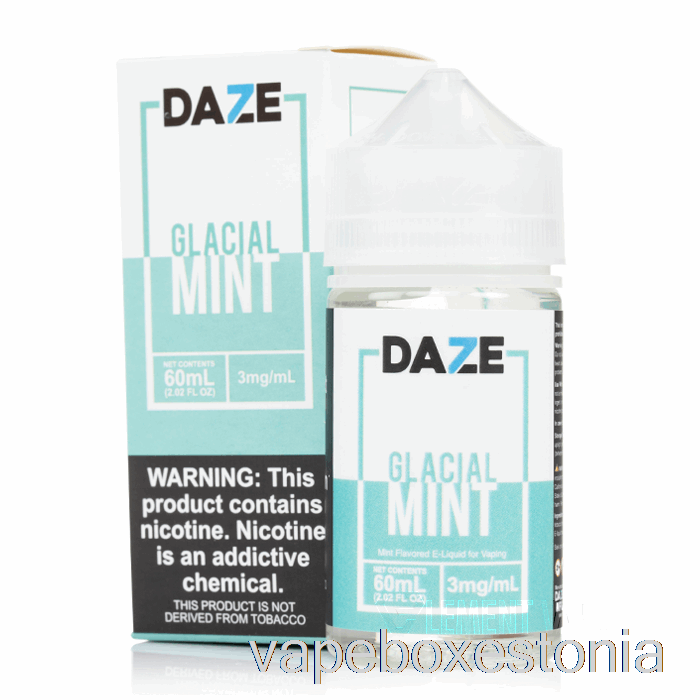Vape Box Estonia Glacial Mint - 7 Daze E-liquid - 100ml 0mg